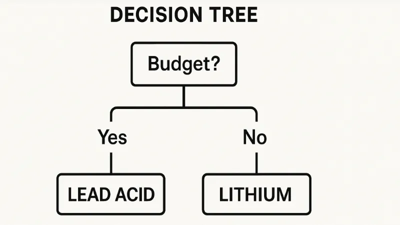 ATV battery buying decision tree