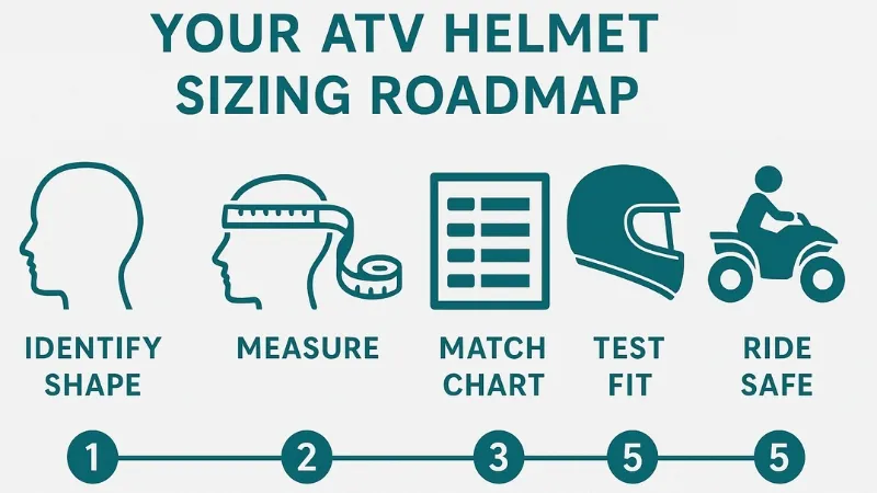 ATV helmet sizing roadmap
