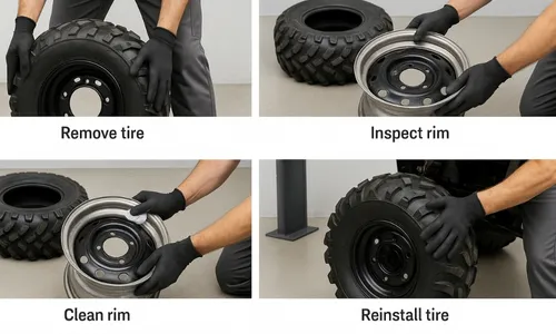 riruals to follow after breaking ATV tire bead