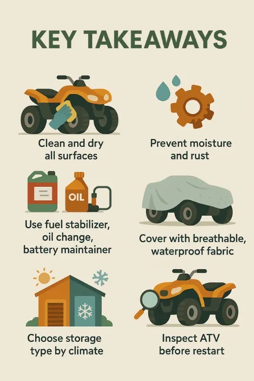 ATV storage checklist