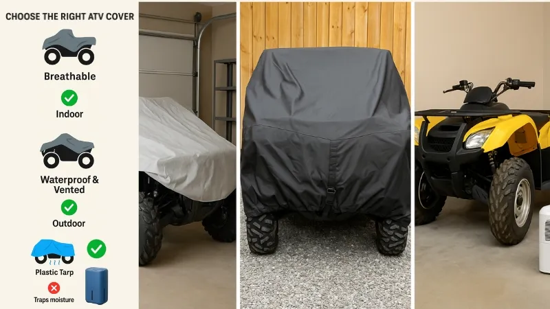 choosing the right cover for ATV storage