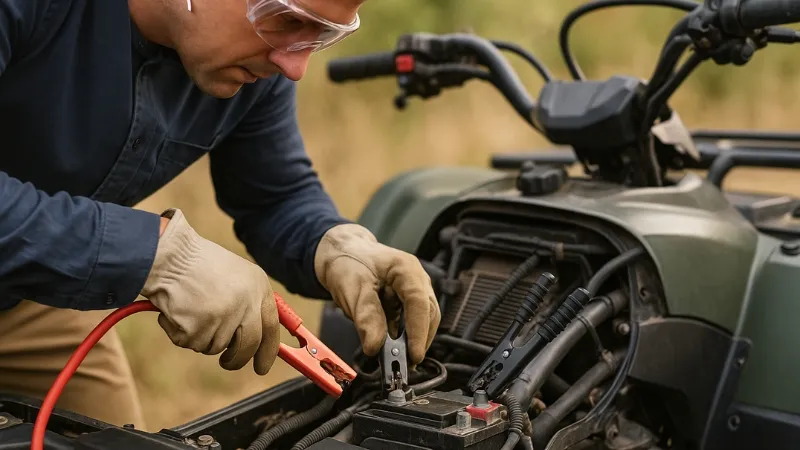 how to reawaken ATV battery after hibernation