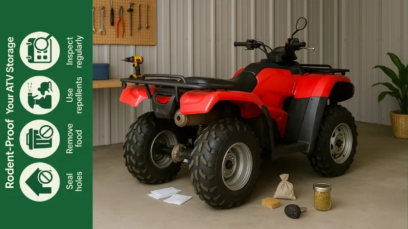 rodent-proofing the ATV storage