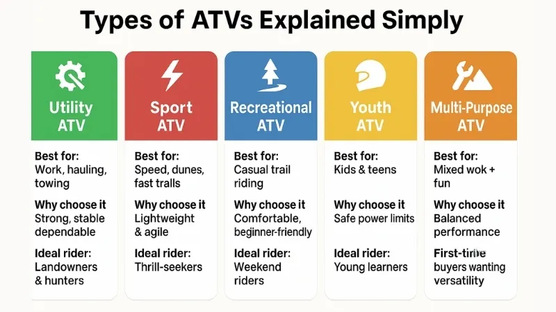 ATV types comparison
