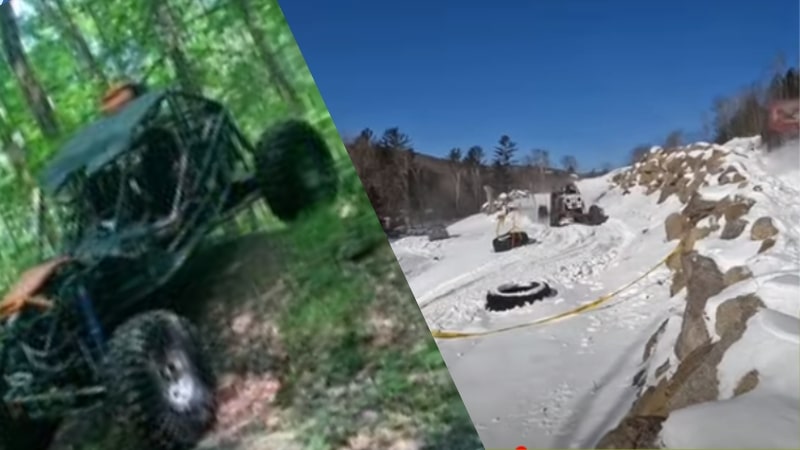 Trails in Mountain Mud Run ATV Park in NH