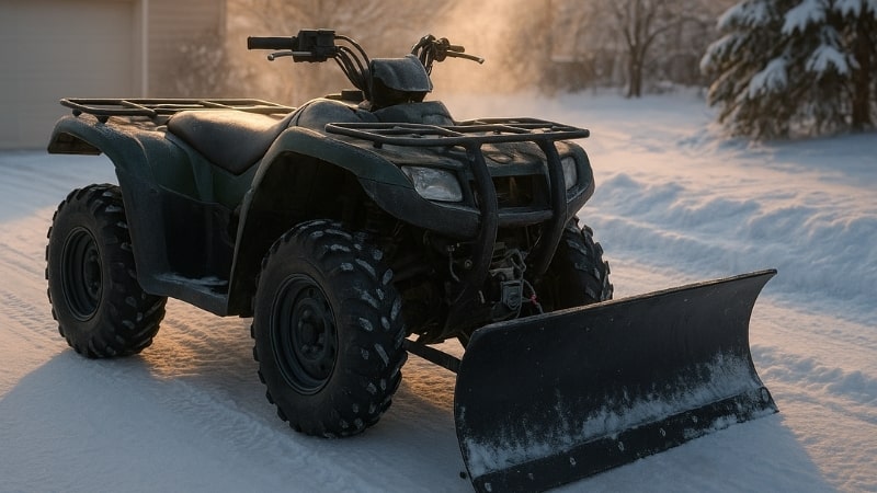 winch mounts for snow plow ATVs