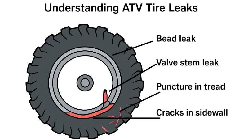 understanding ATV tire leaks