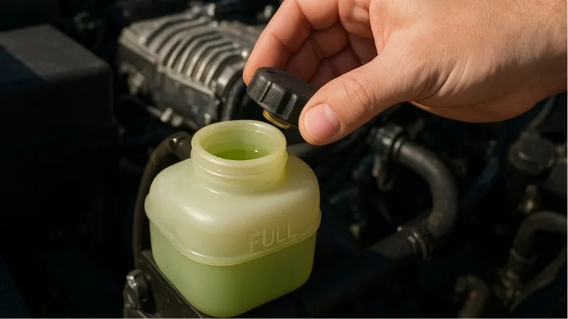 ATV coolant check : maintenance