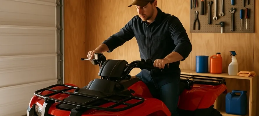 how to prepare for successful ATV storage