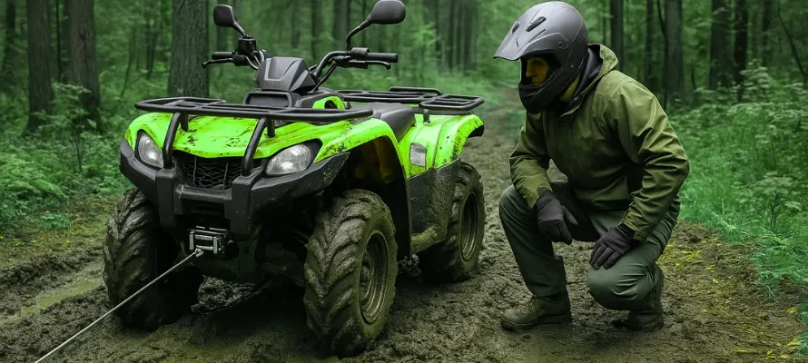 what size winch on ATV