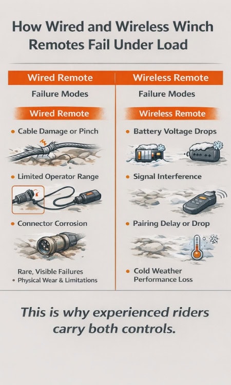 How Wired and Wireless Winch Remotes Fail